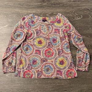 Talbots Multicolor Paisley Women's Blouse